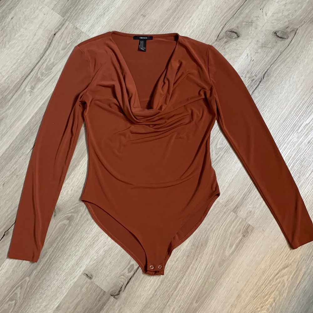 Cowl neck Bodysuit